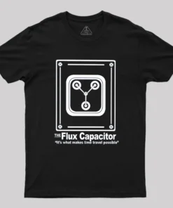 Alternative view of Flux Capacitor Geek T-Shirt