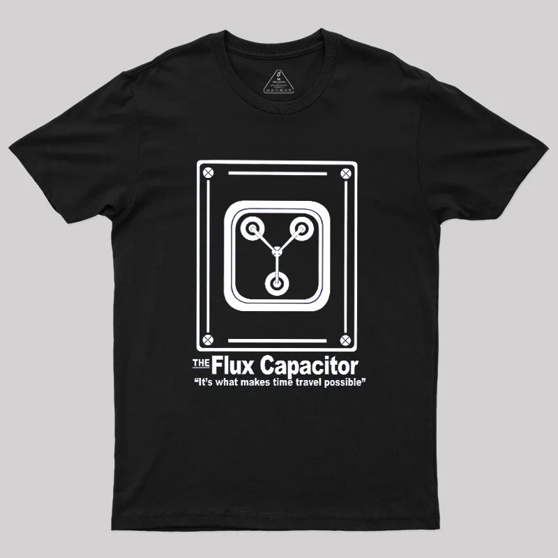 Flux Capacitor Geek T-Shirt - Image 2