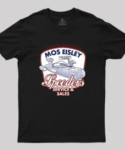 Alternative view of Mos Eisley Speeders Geek T-Shirt