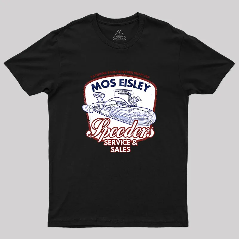 Mos Eisley Speeders Geek T-Shirt - Image 2