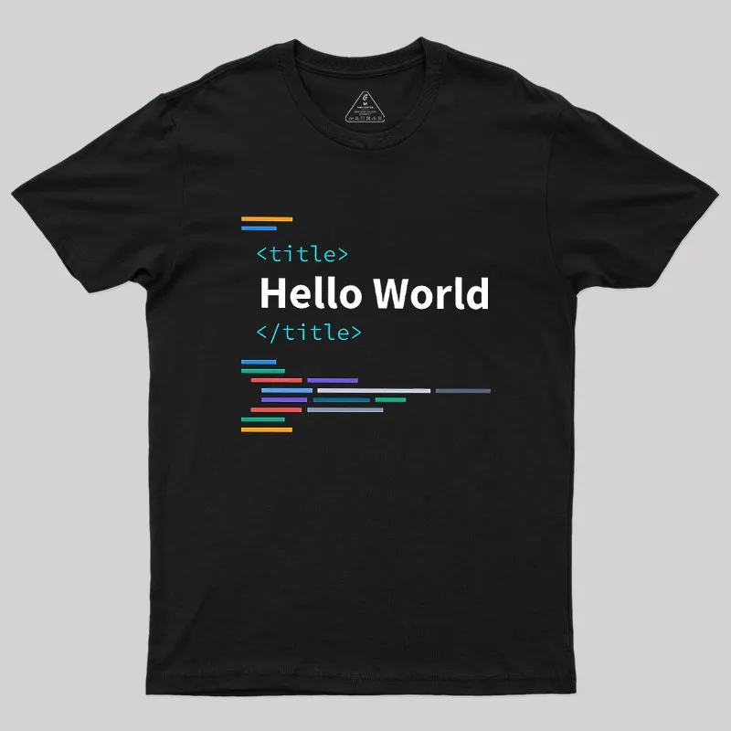 Developer Hello World Geek T-Shirt