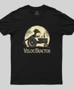 Alternative view of VelociTractor Geek T-Shirt