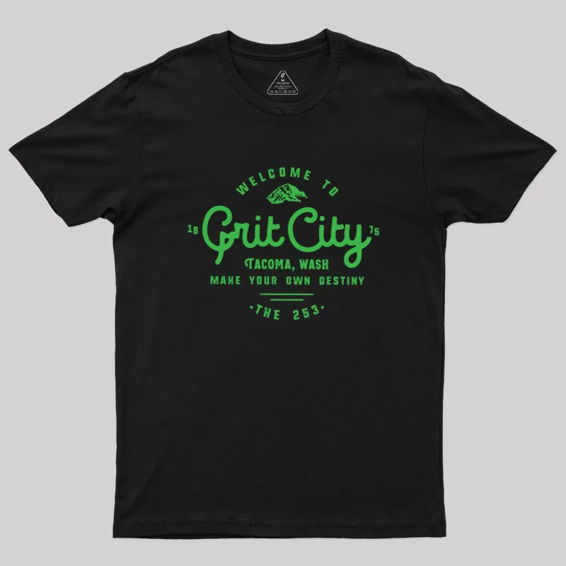 Grit City Tacoma Washington Geek T-Shirt