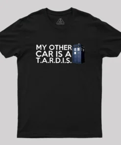 Alternative view of My Other Car Is A TARDIS Geek T-Shirt
