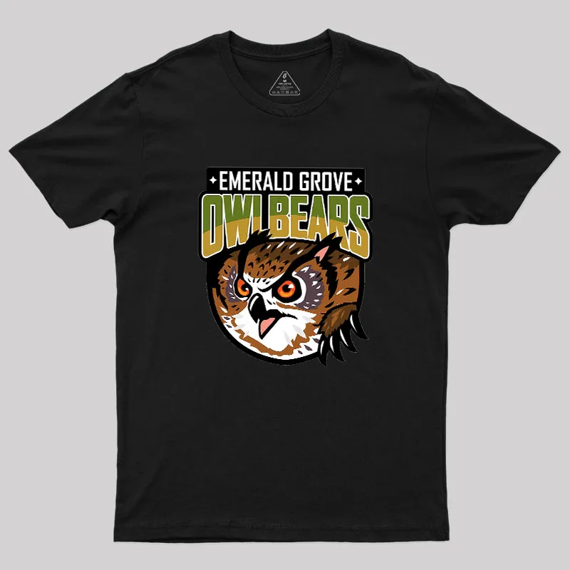 Emerald Grove Owlbears Geek T-Shirt - Image 2