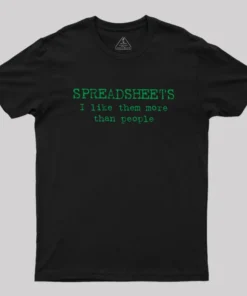Spreadsheet Excel Geek T-Shirt