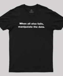 Alternative view of Manipulate the Data Geek T-Shirt