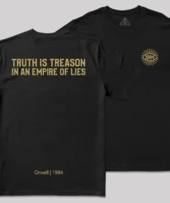 1984 Orwell Front and Back Printed Geek T-Shirt