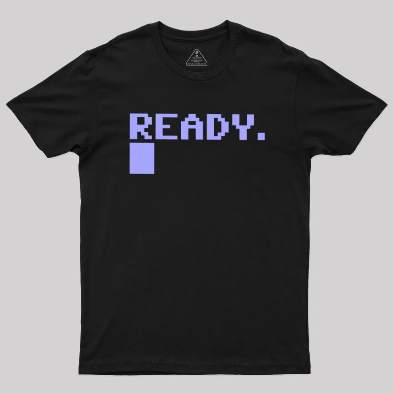 Commodore C64 Ready Geek T-Shirt