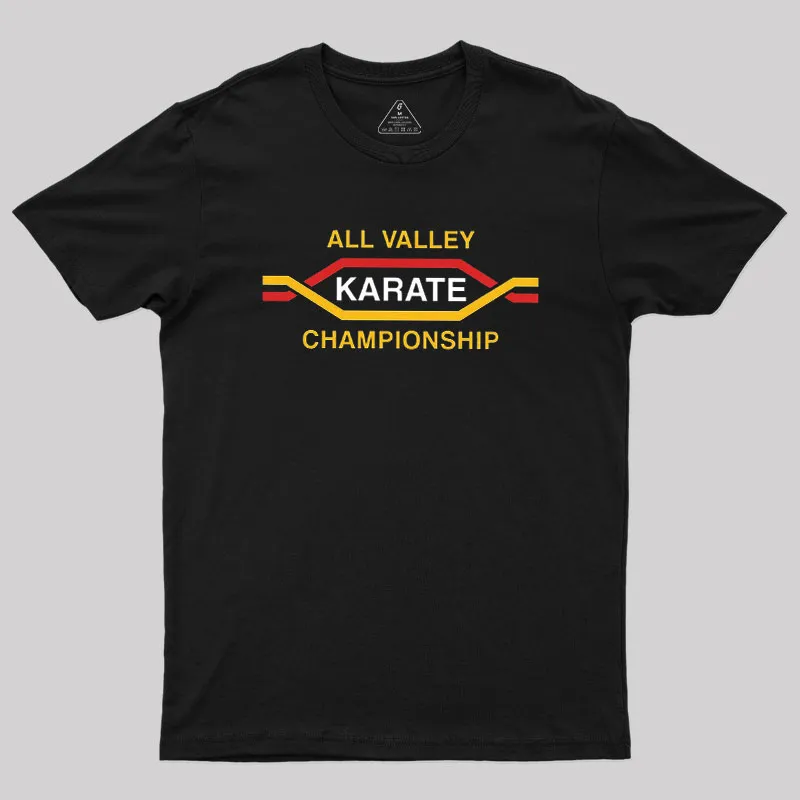 All Valley Karate Championship Geek T-Shirt - Image 2