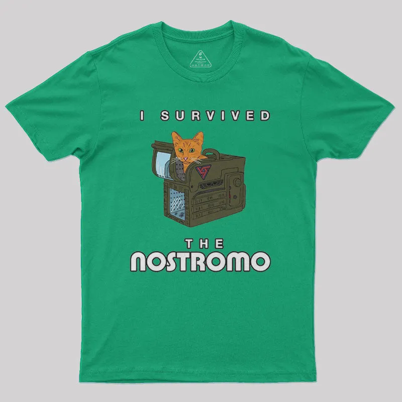 I Survived The Nostromo Nerd T-Shirt - Image 4