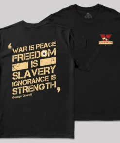 Echoes of Dystopia Front and Back Printed Geek T-Shirt