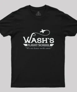 Washs Flight School Classic Geek T-Shirt