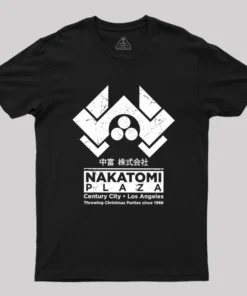 Alternative view of Nakatomi Building Christmas Party 1988 Geek T-Shirt