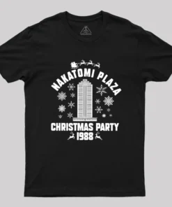 Alternative view of Nakatomi Plaza Geek T-Shirt