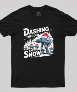 Dashing Through The Snow Geek T-Shirt
