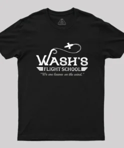 Wash's Flight School Geek T-Shirt