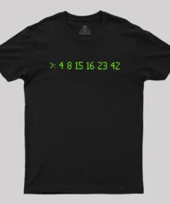 Lost Numbers Sci-fi Geek T-Shirt