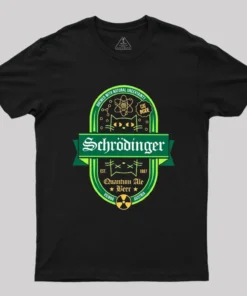 Schrodinger Quantum Ale Beer Geek T-Shirt