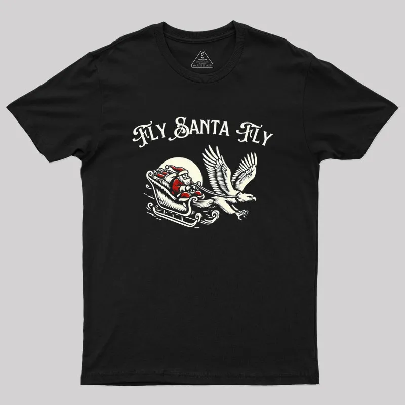 Fly Santa Fly Geek T-Shirt