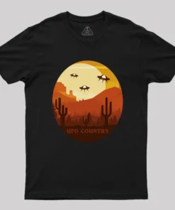 UFO Country Geek T-Shirt