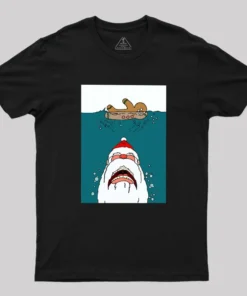 Santa Shark Geek T-Shirt