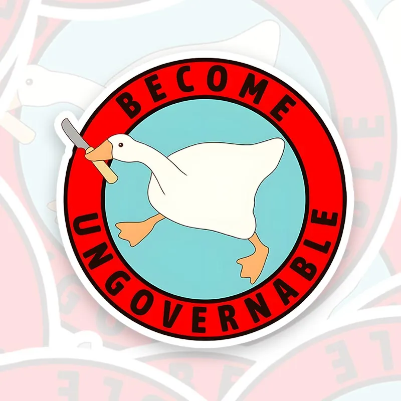 Become Ungovernable Goose Geek Sticker