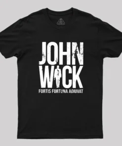 Alternative view of Fortis Fortuna Adiuvat Geek T-Shirt