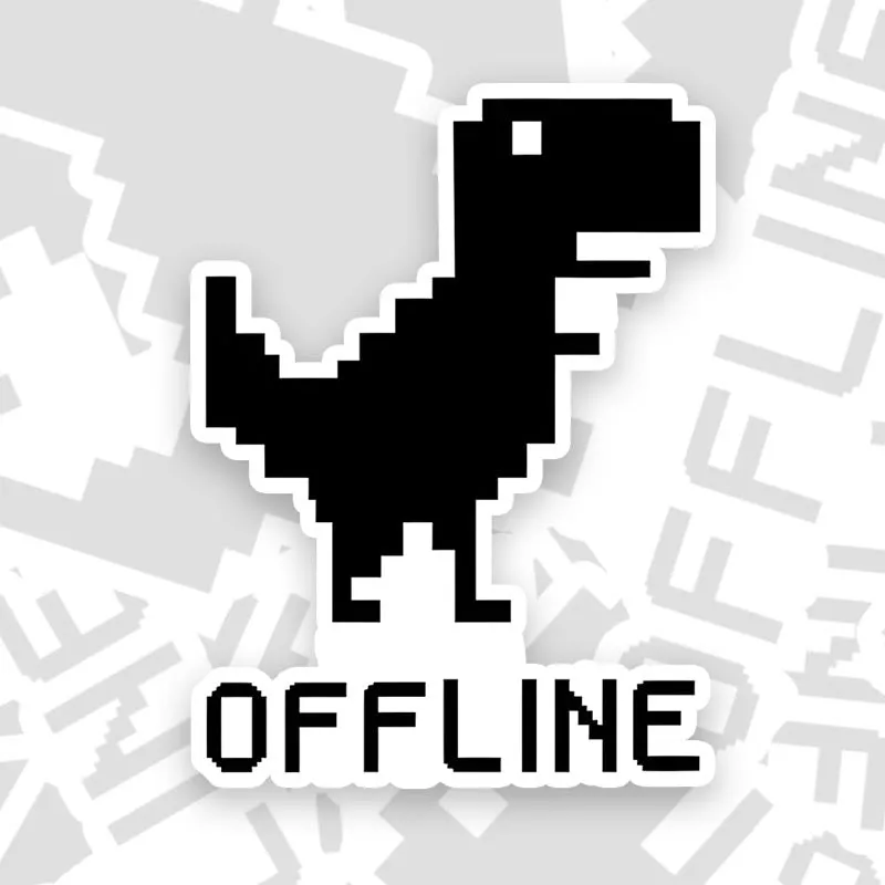 Dinosaur Geek Sticker