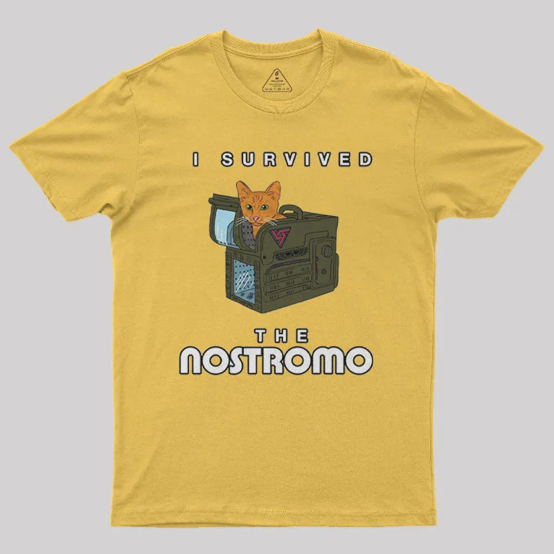 I Survived The Nostromo Nerd T-Shirt - Image 7