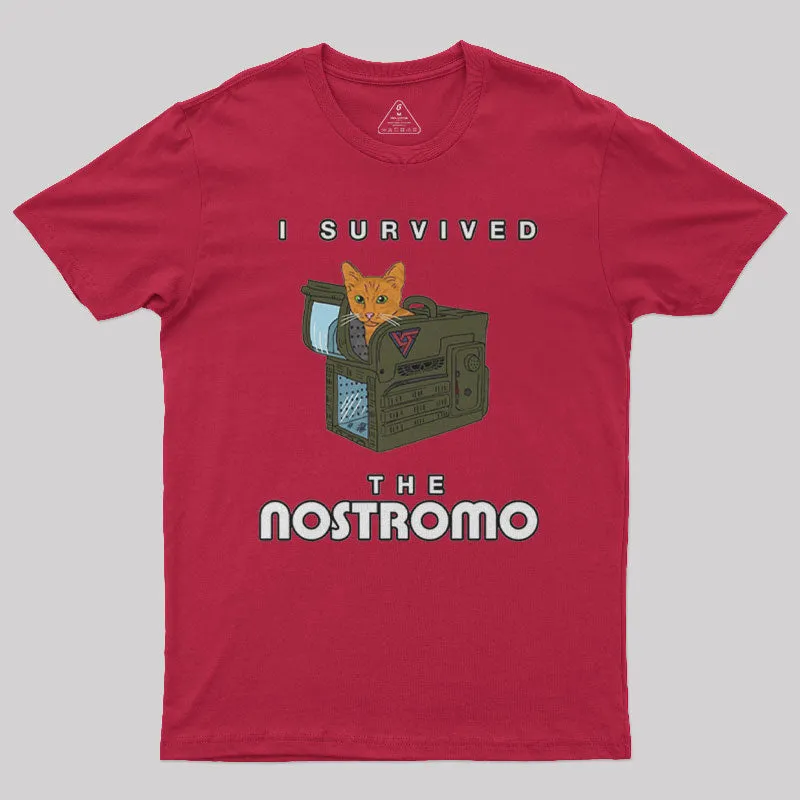 I Survived The Nostromo Nerd T-Shirt - Image 8