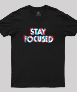 Alternative view of Stay Focused Geek T-Shirt