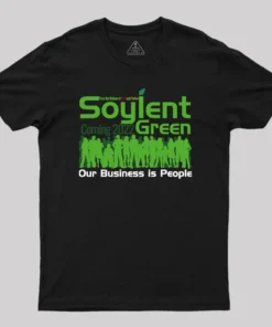 Alternative view of Soylent Green is People Geek T-Shirt