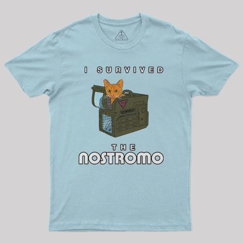 I Survived The Nostromo Nerd T-Shirt - Image 9