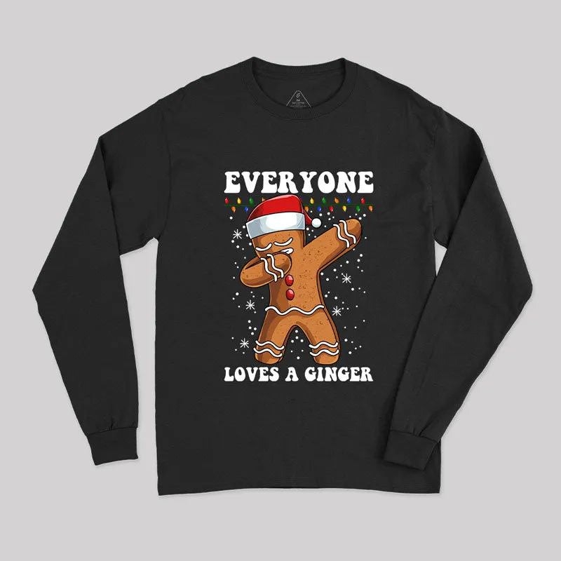 Gingerbread Dabbing Dance Christmas Geek Long Sleeve T-Shirt - Image 2