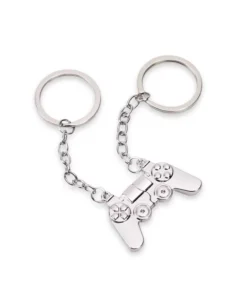 Gamepad Stainless Steel Spliced Keychain