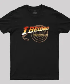 Alternative view of I Belong In A Museum Geek T-Shirt