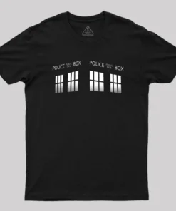 Alternative view of Time Box Scifi  Geek T-Shirt