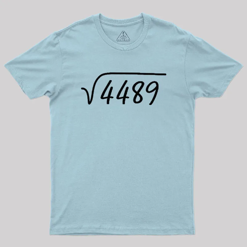 67 Meme Square Root Geek T-Shirt - Image 10