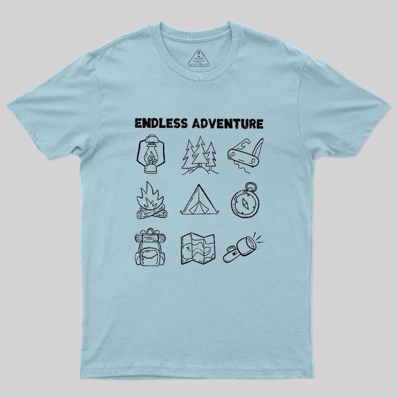 Endless Camping Adventure Geek T-Shirt - Image 10