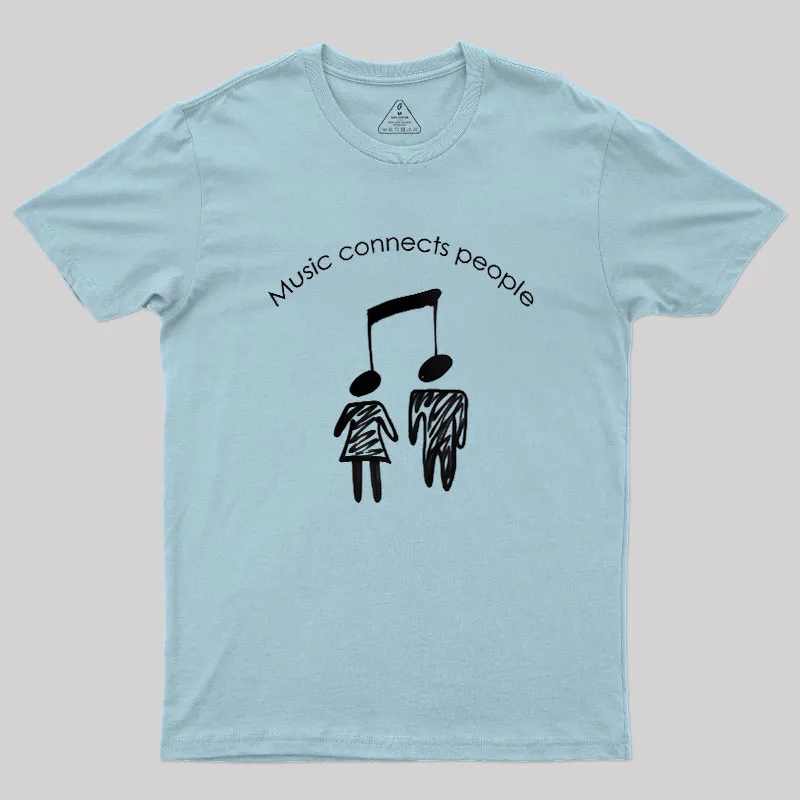 Music Contact People Geek T-Shirt - Image 10