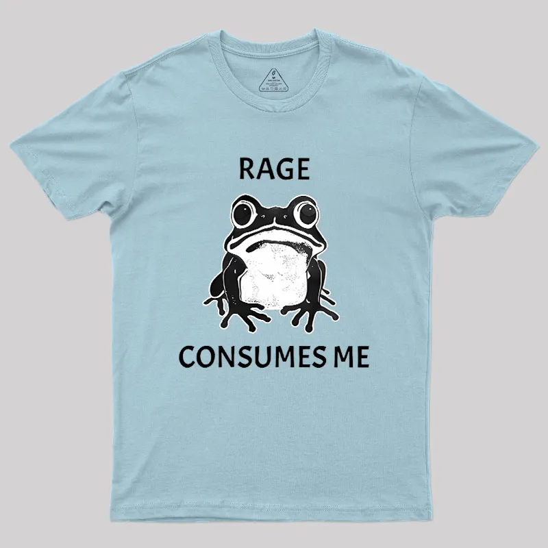 Rage Consumes Me Frog Geek T-Shirt - Image 10
