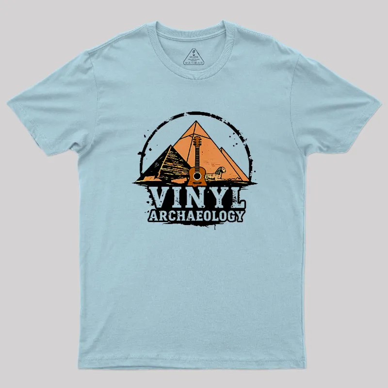 Vinyl Archaeology Geek T-Shirt - Image 9