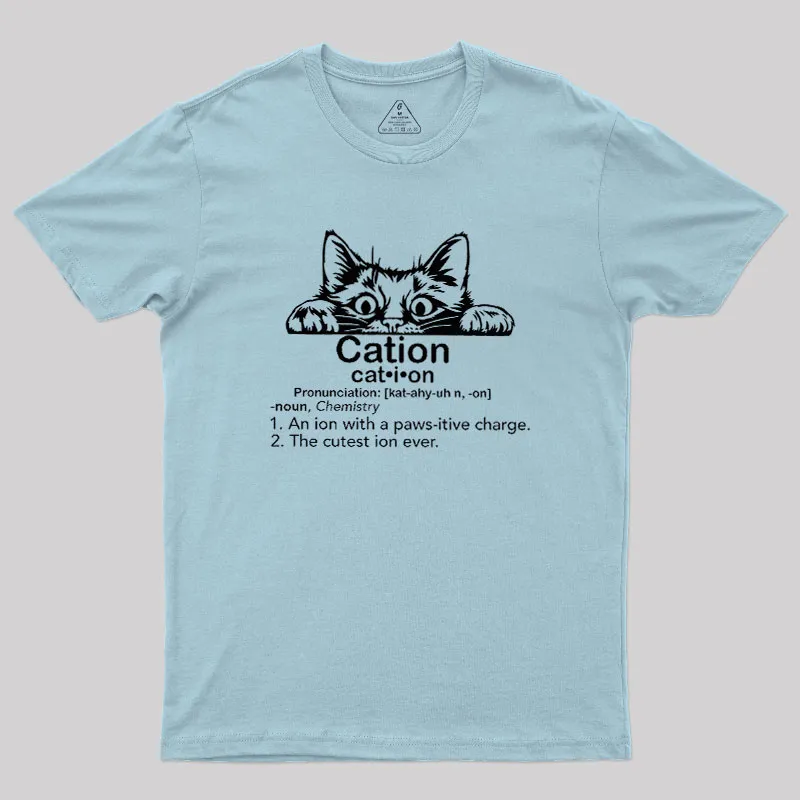 Cat-tion Geek T-Shirt - Image 8