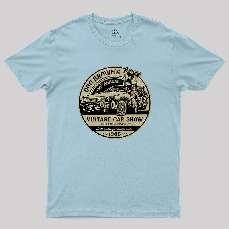 Vintage Car Show Geek T-Shirt - Image 10