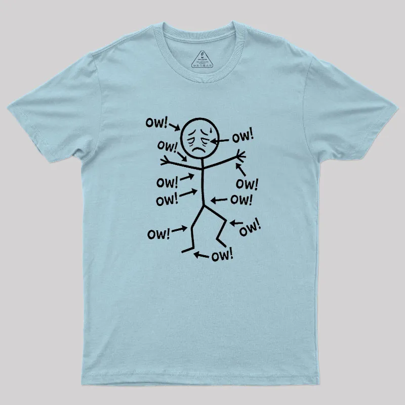 Ow Ow Ow Geek T-Shirt - Image 10