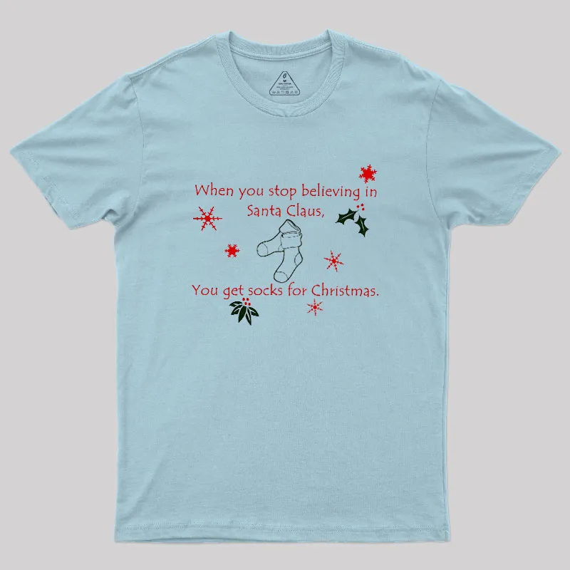 Funny Socks for Christmas Geek T-Shirt - Image 6