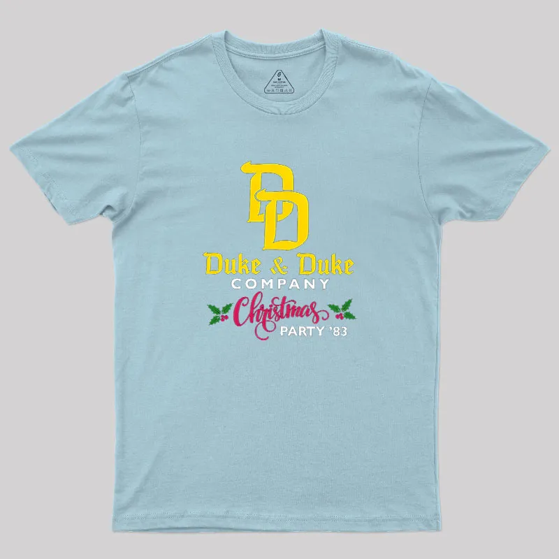 Duke & Duke Company Christmas Party 83 Geek T-Shirt - Image 8