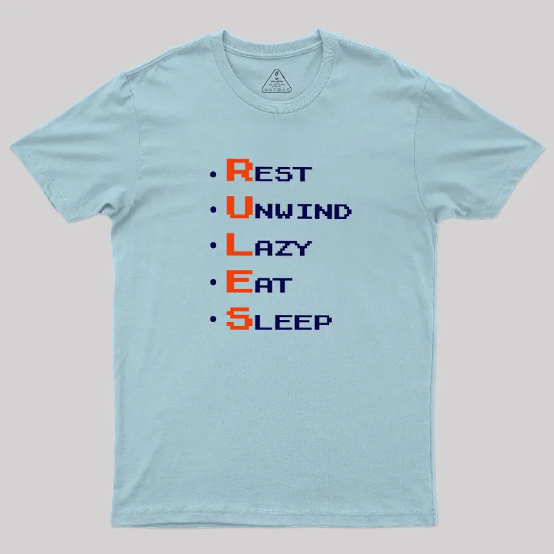 RULES Geek T-Shirt - Image 10