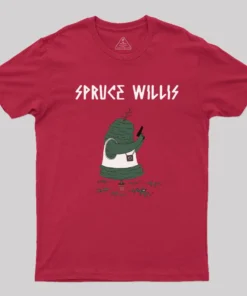 Spruce Willis Christmas Pun T-Shirt